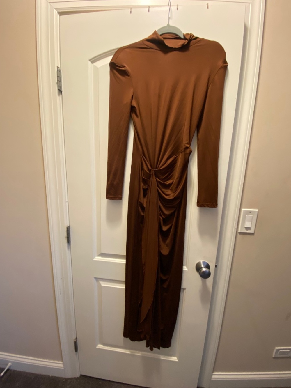 Brown maxi dress